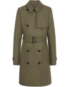 Mulberry Trench Coat - Lyst