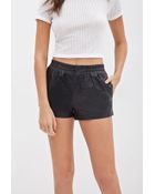 Forever 21 Faux Leather Shorts - Lyst