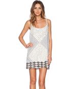 Love Sam Nicolle Embellished Mini Dress - Lyst