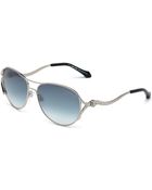 Roberto Cavalli Snake-Temple Aviator Sunglasses - Lyst