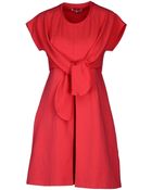 Carven Short Sleeve Jersey Short Dress - Lyst