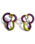 Shingo Matsushita Unique Round Shaped Earrings - Lyst