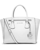 MICHAEL Michael Kors Sophie Leather Large Satchel - Lyst