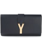 Saint Laurent Classic Y Clutch - Lyst
