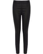 Oasis Cara Patched Coated Denim Legging - Lyst