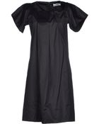 Jil Sander Short Dress - Lyst