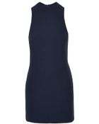 Topshop High Neck Ribbed Tunic - Lyst