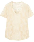 Zadig & Voltaire Anyta Printed Cotton-Blend T-Shirt - Lyst