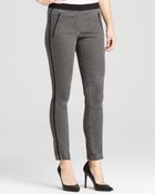 DKNY Pure Contrast Trim Ankle Pants - Lyst