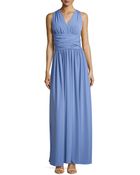 Halston Heritage Sleeveless Gown With Back Tie Detail - Lyst