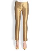 Lafayette 148 New York Shantung Stanton Pants - Lyst