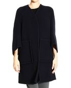 Giorgio Armani Coat Over Wool Mohair - Lyst