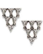 House Of Harlow 1960 Open Triangle Earrings - Lyst
