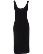 Ralph Lauren Black Label Kneelength Dress - Lyst
