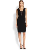Emilio Pucci Punto Milano Lace Inset Dress - Lyst