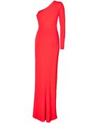 Elie Saab Ruched Jersey One Sleeve Gown - Lyst