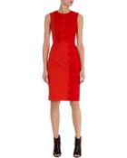 Karen Millen Cotton and Lace Shift Dress - Lyst
