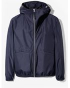 Mango Man Mesh Lining Hooded Jacket - Lyst