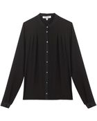 Elizabeth And James Lynde Satin Trim Shirt - Lyst