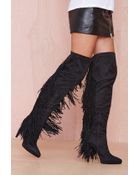 Nasty Gal Jeffrey Campbell Sampson Suede Boot - Lyst