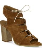 Carvela Kurt Geiger Klam Heeled Sandals - Lyst