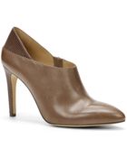 Ann Taylor Liana Leather Pointy Toe Booties - Lyst