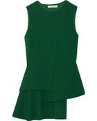Oscar de la Renta Layered Wool Top - Lyst