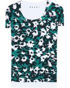 Marni Cotton Printed T-Shirt - Lyst