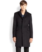 Burberry London Virgin Wool Cashmere Topcoat - Lyst