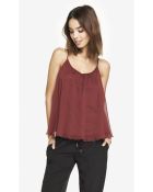Express Trapeze Cami - Burgundy - Lyst