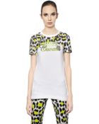 Just Cavalli Leopard Printed Cotton T-Shirt - Lyst