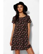 Pins And Needles Short Sleeve Shift Dress - Lyst