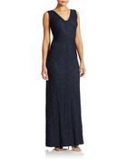 Tadashi Shoji Sleeveless Lace Gown - Lyst
