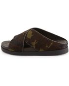 Gentle Souls Black Rock Calf Hair Slide Sandal - Lyst