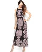 Inc International Concepts Petite Printed Maxi Halter Dress - Lyst