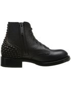 DSquared2 Rebel Studded Ankle Boot - Lyst