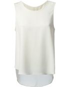 Rag & Bone Curved Hem Sleeveless Top - Lyst