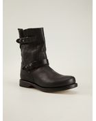 Rag & Bone Biker Boots - Lyst