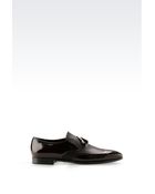 Giorgio Armani Slip-On In Two-Colour Brushed Calfskin - Lyst