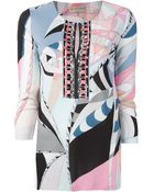 Emilio Pucci Geometric Embellished Top - Lyst