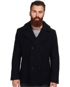 Gant Rugger R Scruffy Pea Coat - Lyst