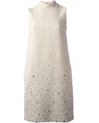 Christopher Kane Embellished Crepe Dress - Lyst