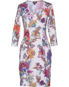 Just Cavalli Short Dress - Lyst