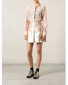 MSGM Lace Shirt - Lyst