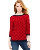Tommy Hilfiger Boat-Print Top - Lyst