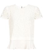 Madison Marcus Exclusive Lace Combo Tee - Lyst