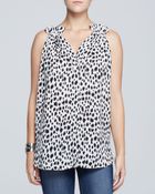 Karen Kane Cheetah Print Halter Top - Lyst