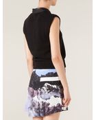 Givenchy Cropped Zipped Tank Top - Lyst