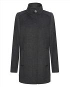 Jaeger Wool Funnel Neck Coat - Lyst