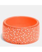 Coach C.O.A.C.H. Wide Resin Bangle - Lyst